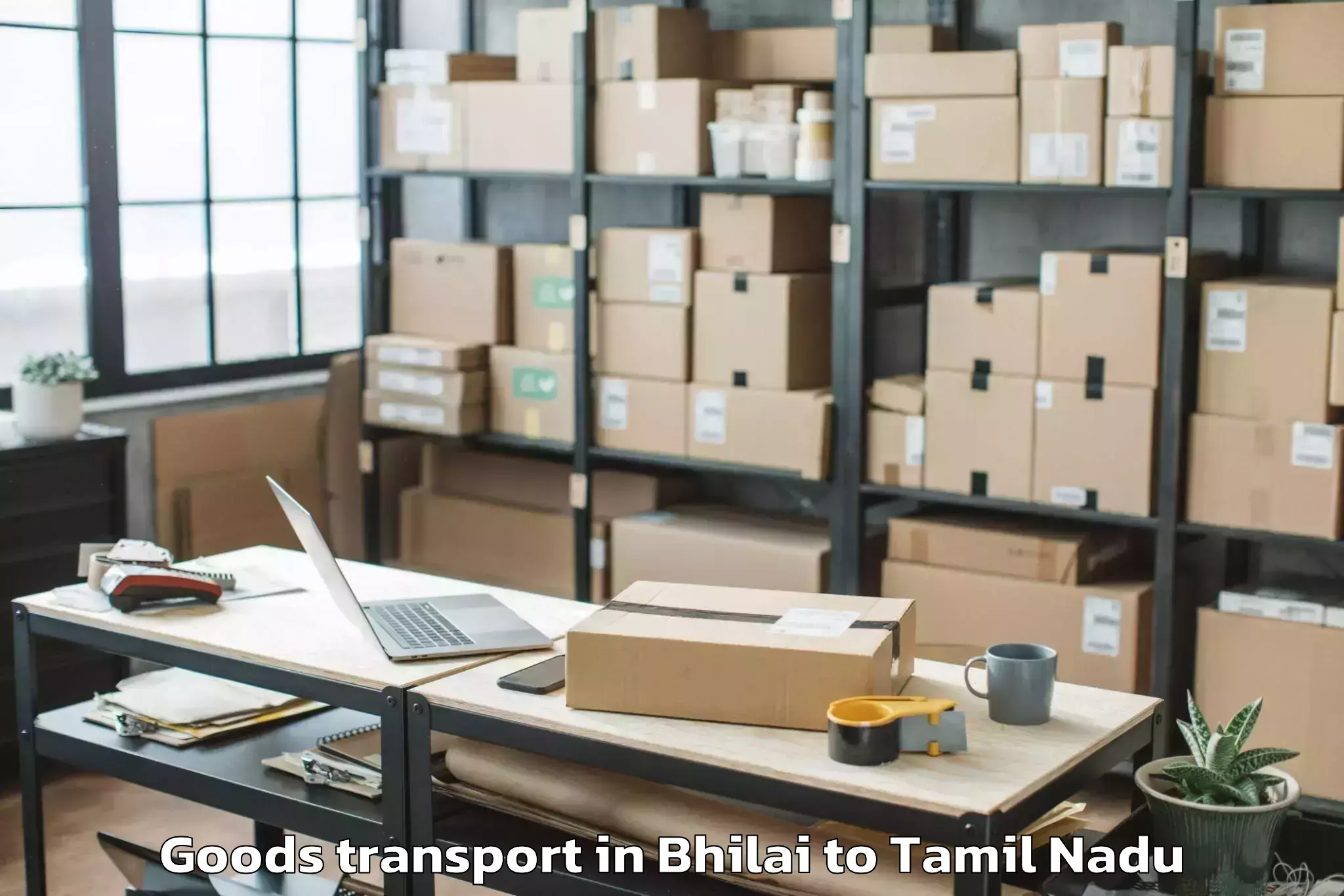 Book Bhilai to Kulithalai Goods Transport